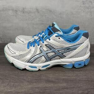Asics Gel Exalt Shoes Womens 7.5 Teal Blue White Running Trainer Sneakers